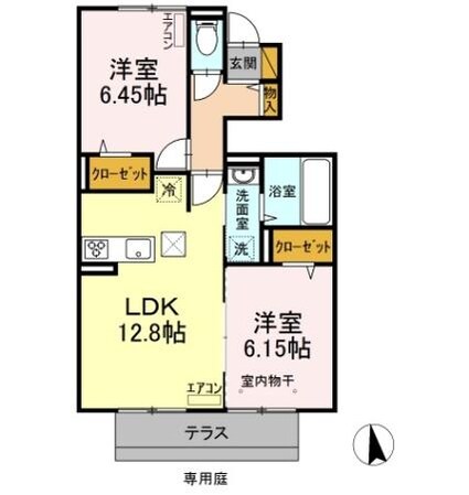 ルポゼ都の物件間取画像